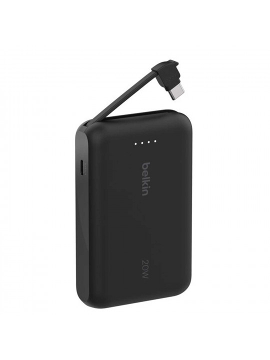 Power bank BELKIN 10000 mAh with cable (Black) (BPB021HQBK)