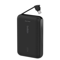 Power bank BELKIN 10000 mAh with cable (Black) (BPB021HQBK)