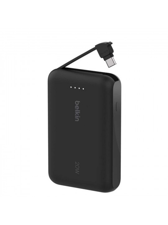 Power bank BELKIN 10000 mAh with cable (Black) (BPB021HQBK)
