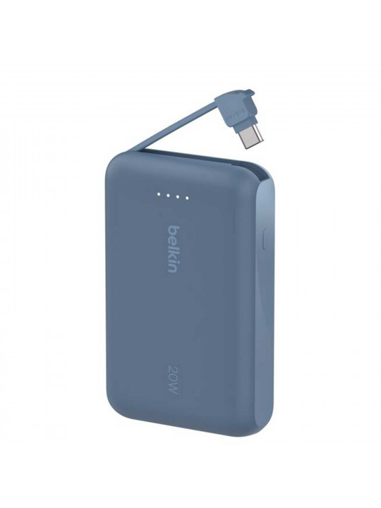 Power bank BELKIN 10000 mAh with cable (Blue) (BPB021HQBL)