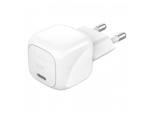 Հոսանքի ադապտոր BELKIN BoostCharge Compact USB-C Wall Charger 30W (WCA008KQWH)