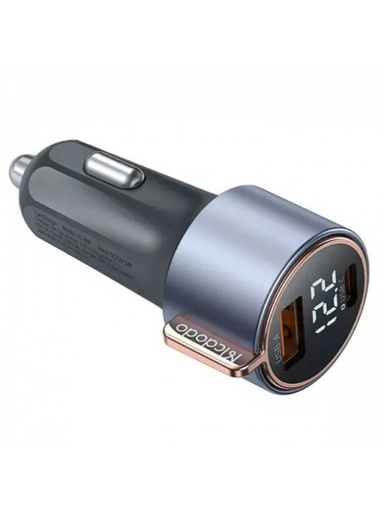 Մեքենայի ադապտեր MCDODO 75W 1C+1A PD Car Charger (CC-3690)