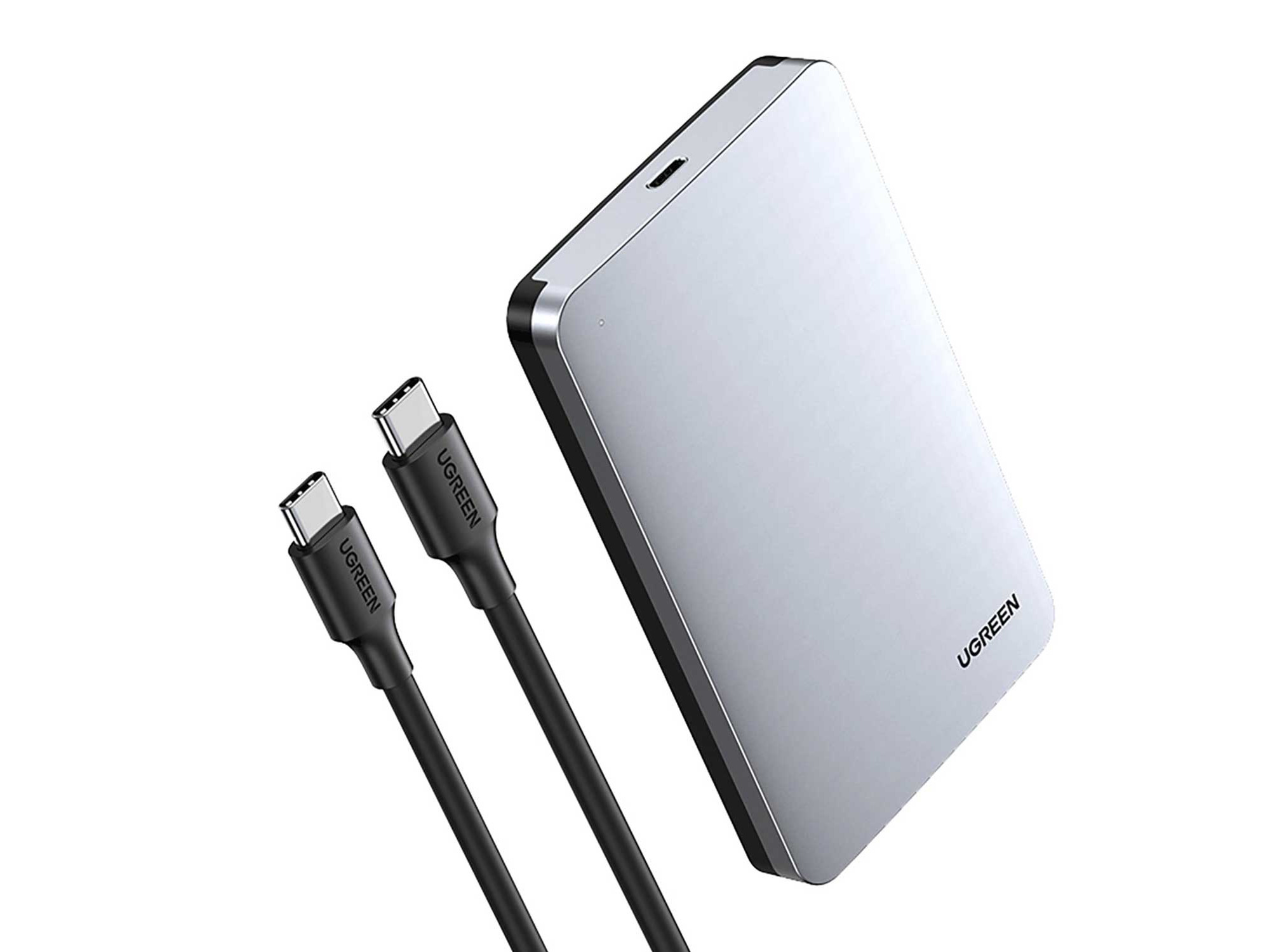 Чехол для жесткого диска UGREEN CM300 2.5 Type-C 6Gbps (Grey) (70499)