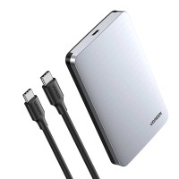 Կոշտ սկավառակի պատյան UGREEN CM300 2.5 Type-C 6Gbps (Grey) (70499)