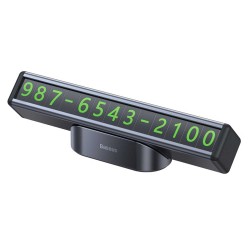 Автомобильные держатели BASEUS Plate Black Number Card (Grey) (CNFT000001)