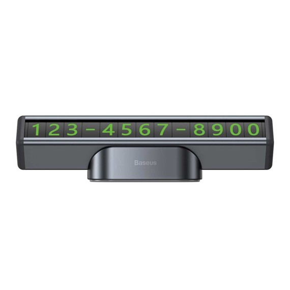 Автомобильные держатели BASEUS Plate Black Number Card (Grey) (CNFT000001)