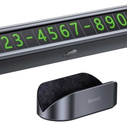 Автомобильные держатели BASEUS Plate Black Number Card (Grey) (CNFT000001)