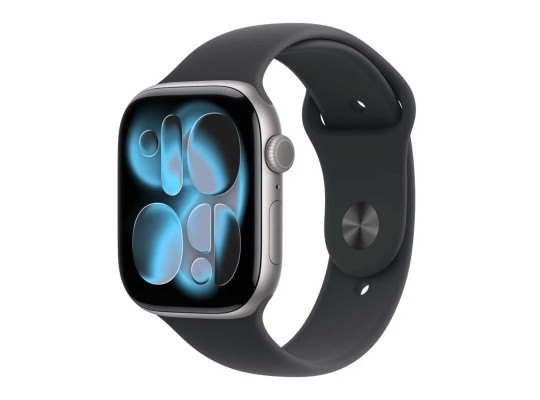 Smart watch APPLE Watch Series 11 GPS 42mm Space Grey Aluminium Case with Black Sport Band (A3331) (MEQW4RK/A)