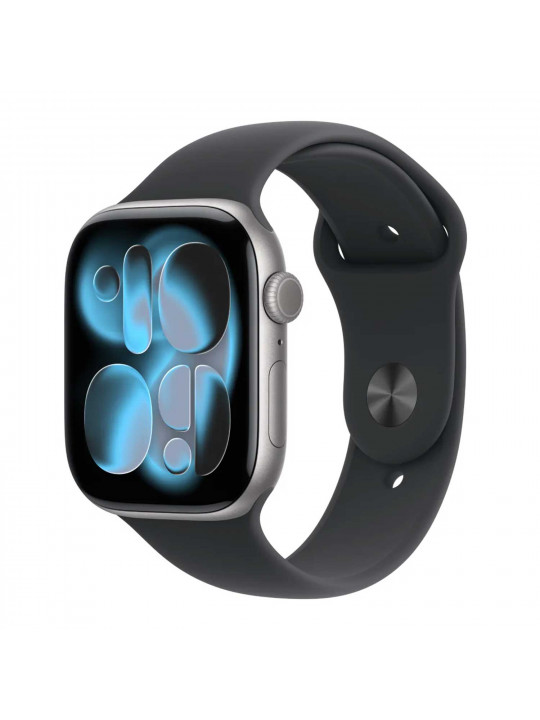 Սմարթ ժամացույց APPLE Watch Series 11 GPS 42mm Space Grey Aluminium Case with Black Sport Band (A3331) (MEQW4RK/A)