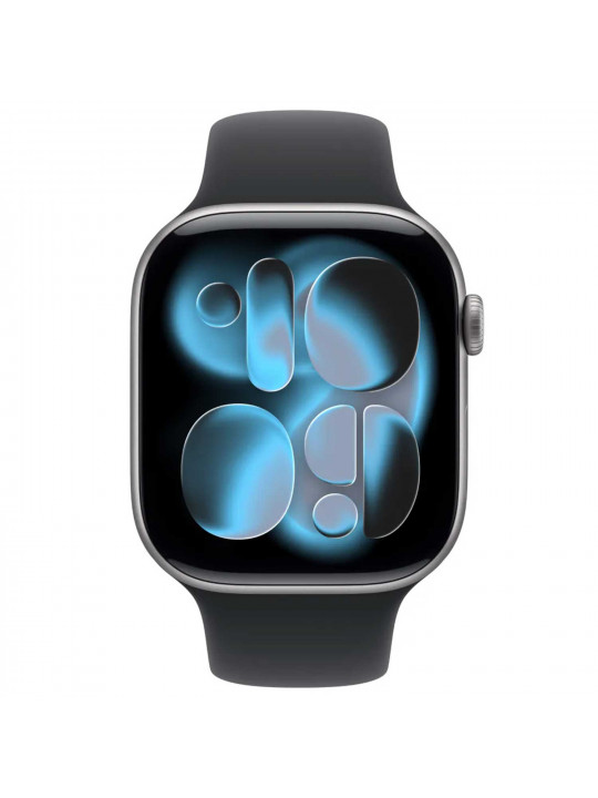 Սմարթ ժամացույց APPLE Watch Series 11 GPS 42mm Space Grey Aluminium Case with Black Sport Band (A3331) (MEQW4RK/A)