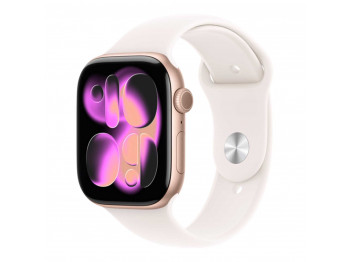 Smart watch APPLE Watch Series 11 GPS 42mm Rose Gold Aluminium Case with Light Blush Sport Band (A3331) (MEU04ET/A)