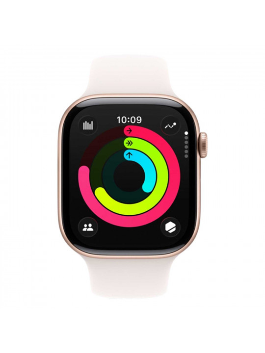 Smart watch APPLE Watch Series 11 GPS 42mm Rose Gold Aluminium Case with Light Blush Sport Band (A3331) (MEU04ET/A)