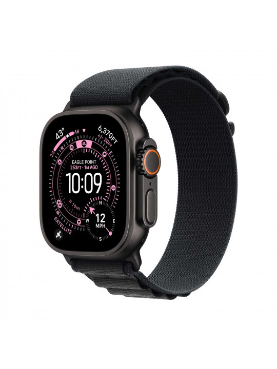 Smart watch APPLE Watch Ultra 3 GPS+Celluar 49mm Black Titanium with Black Alpine Loop (A3281) (MF0V4QI/A)
