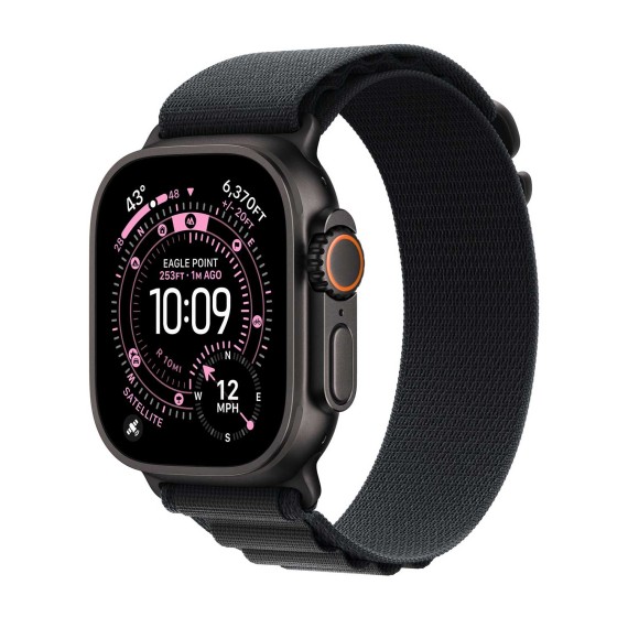 Smart watch APPLE Watch Ultra 3 GPS+Celluar 49mm Black Titanium with Black Alpine Loop (A3281) (MF0V4QI/A)