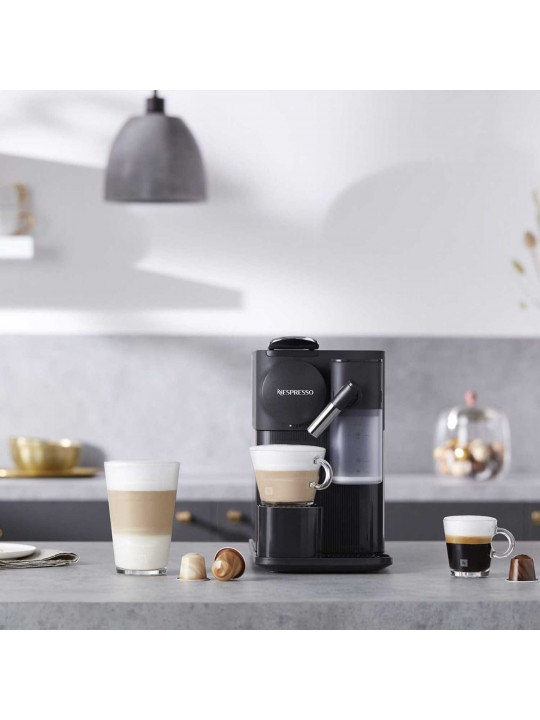 Կապսուլային սրճեփներ NESPRESSO DELONGHI LATTISSIMA BLACK 