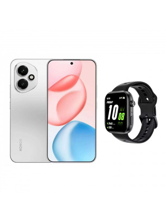 Սմարթ հեռախոս HONOR 400 DNY-NX9 8GB 256GB (Meteor Silver)+Watch 2i (5109BURA)