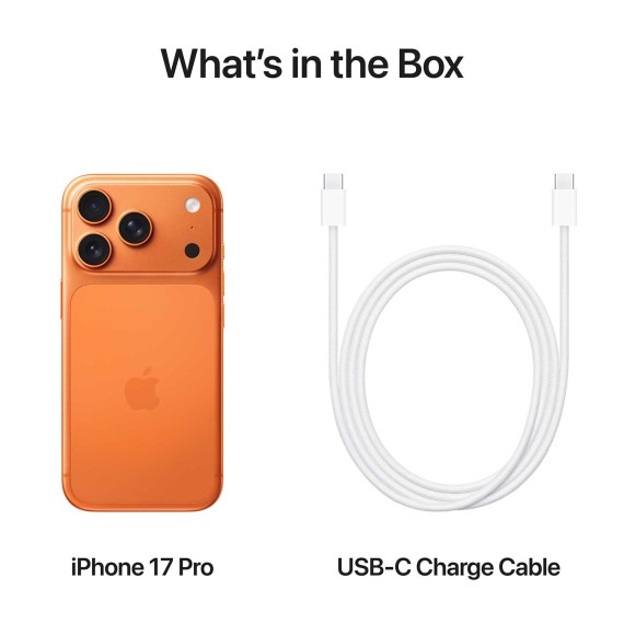 Смартфон APPLE iPhone 17 Pro 512GB (Cosmic Orange) (A3523) (MG8M4HX/A)