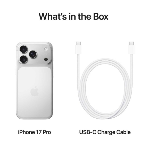 Սմարթ հեռախոս APPLE iPhone 17 Pro 256GB (Silver) (A3523) (MG8G4HX/A)