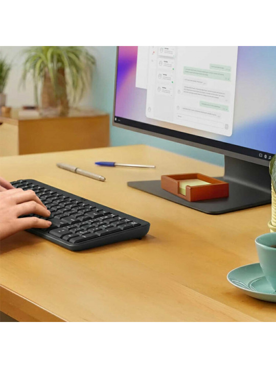 Keyboard LOGITECH K250 Compact BL (Graphite) (L920-013452)