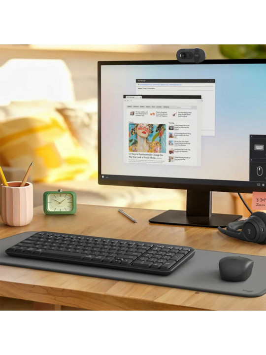 Keyboard LOGITECH MK250 Compact BL Combo (Graphite) (L920-013853)