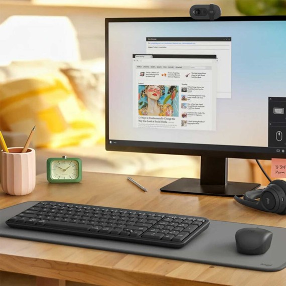 Клавиатура LOGITECH MK250 Compact BL Combo (Graphite) (L920-013853)