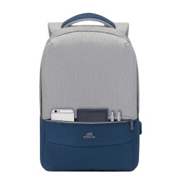 Сумки для ноутбука RIVACASE 7562 Backpack 15.6 (Grey/Dark Blue) 