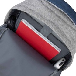 Сумки для ноутбука RIVACASE 7562 Backpack 15.6 (Grey/Dark Blue) 