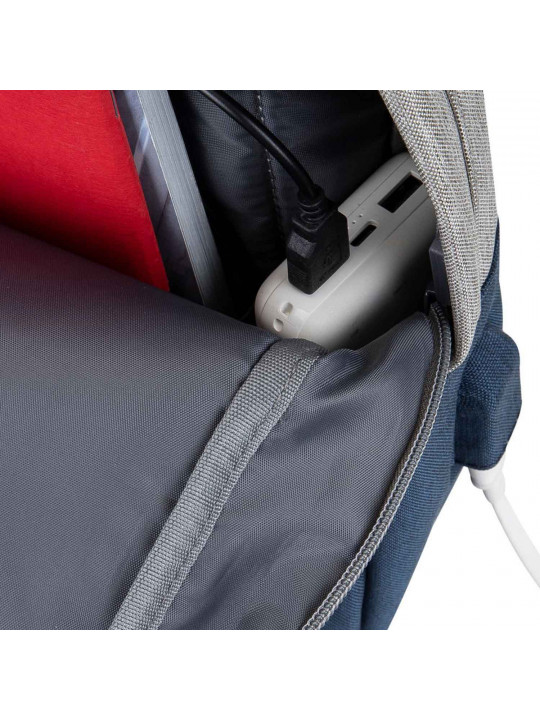 Պայուսակներ դյուրակիր համակարգչի RIVACASE 7562 Backpack 15.6 (Grey/Dark Blue) 
