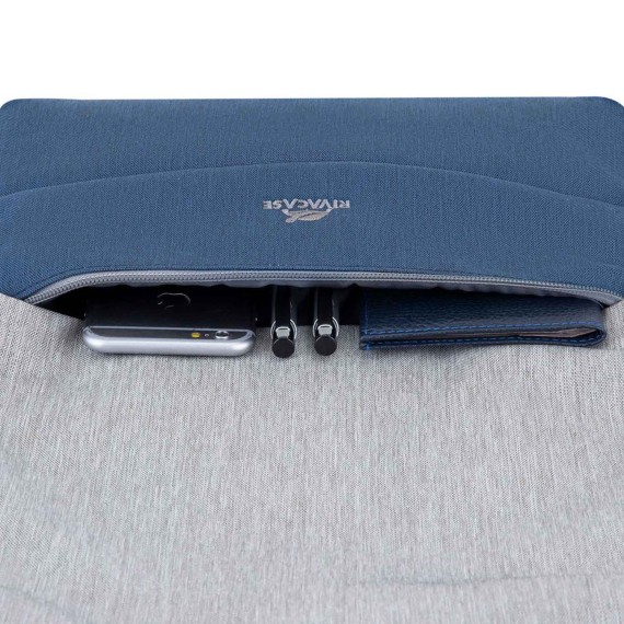 Сумки для ноутбука RIVACASE 7562 Backpack 15.6 (Grey/Dark Blue) 