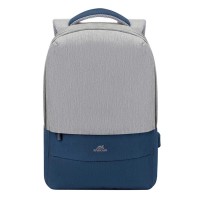 Сумки для ноутбука RIVACASE 7562 Backpack 15.6 (Grey/Dark Blue) 