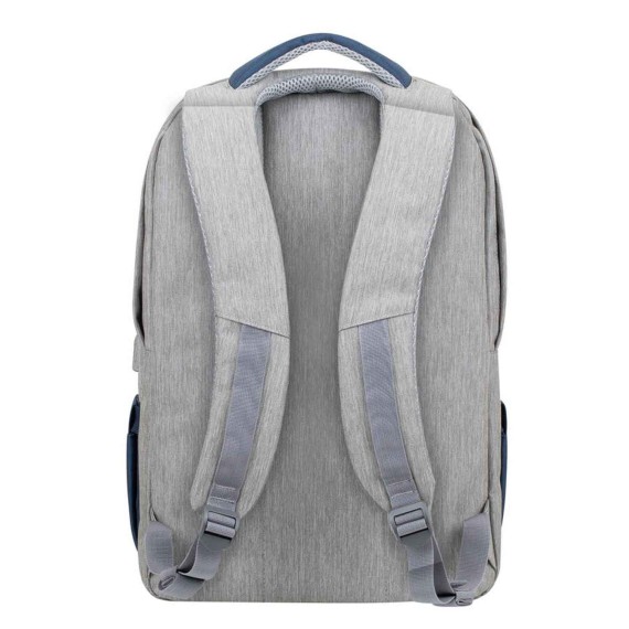 Պայուսակներ դյուրակիր համակարգչի RIVACASE 7567 Grey/Dark Blue anti-theft backpack 17.3 