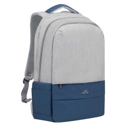 Сумки для ноутбука RIVACASE 7567 Grey/Dark Blue anti-theft backpack 17.3 