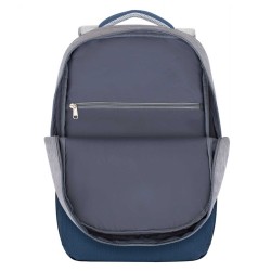 Сумки для ноутбука RIVACASE 7567 Grey/Dark Blue anti-theft backpack 17.3 