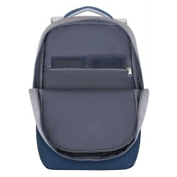 Сумки для ноутбука RIVACASE 7567 Grey/Dark Blue anti-theft backpack 17.3 