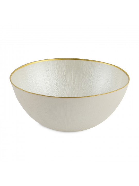 Տարա KOOPMAN 044300440 GLASS DIA 28CM WHITE (510950)