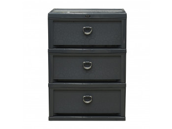 Պլաստմասե կոմոդ LIMON 1518009 SEC.3 N2 GREY 