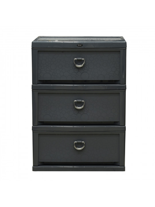 Պլաստմասե կոմոդ LIMON 1518009 SEC.3 N2 GREY 