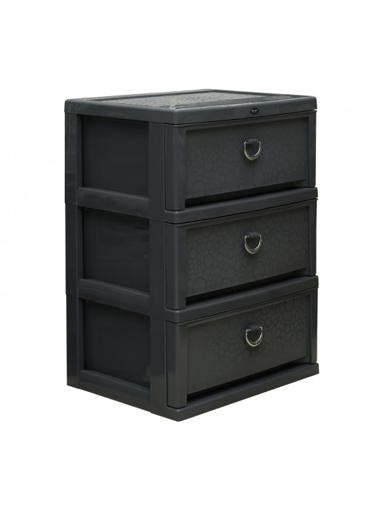 Պլաստմասե կոմոդ LIMON 1518009 SEC.3 N2 GREY 