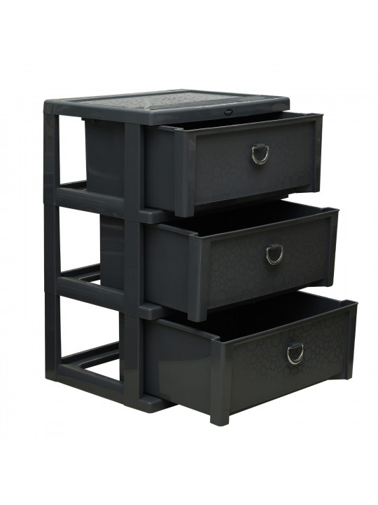 Պլաստմասե կոմոդ LIMON 1518009 SEC.3 N2 GREY 