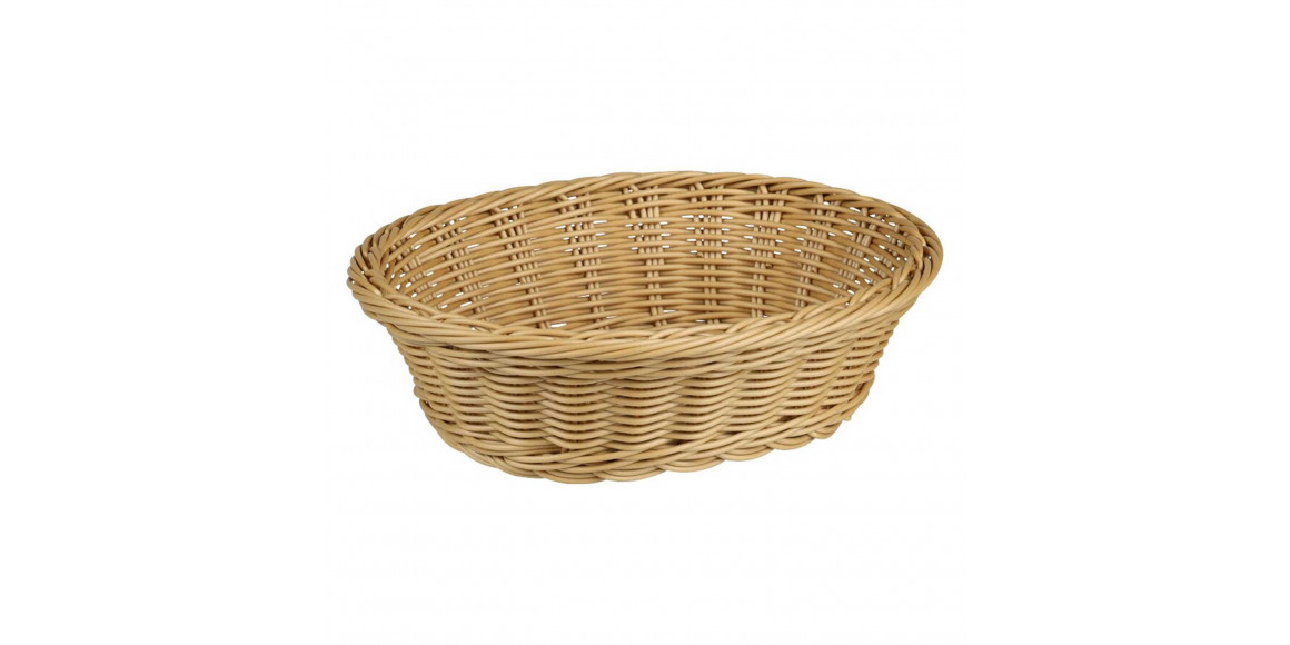 Bread basket KESPER 19960 FULL PLASTIC NATURAL 17CM 