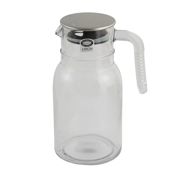 Кувшин LIMON 234900 GLASS W/LID S.S 1L (908787)