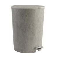 Bucket LIMON 238000 WITH TOILET BRUSH CREAM STONE DIS. (904871)