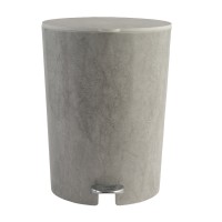 Bucket LIMON 238000 WITH TOILET BRUSH CREAM STONE DIS. (904871)