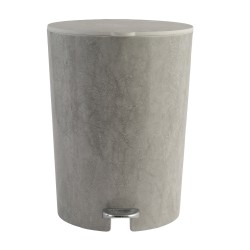 Bucket LIMON 238000 WITH TOILET BRUSH CREAM STONE DIS. (904871)