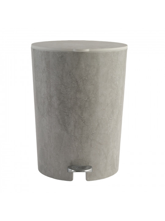 Bucket LIMON 238000 WITH TOILET BRUSH CREAM STONE DIS. (904871)