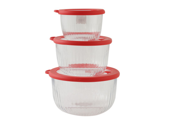 Food storage LIMON 240400 ROUND SET 3PC W/VENTED LID (907490)