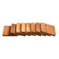 Подставки KESPER 28958 ACACIA SQUAR SET 8PC 10CM 