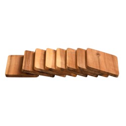 Layers KESPER 28958 ACACIA SQUAR SET 8PC 10CM 