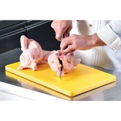 Chopping board KESPER 30150 HORECA POULTRY YELLOW 