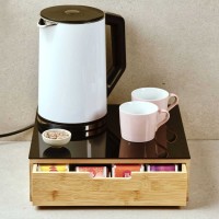 Ящики и карзины KESPER 58953 FOR TEA & COFFFE PADS W/GLASS PLATE 